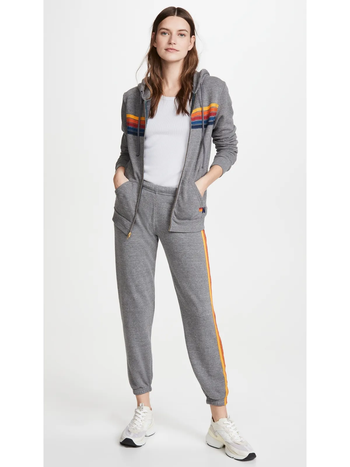 Aviator Nation 5ストライプ スウェットパンツ - 画像5