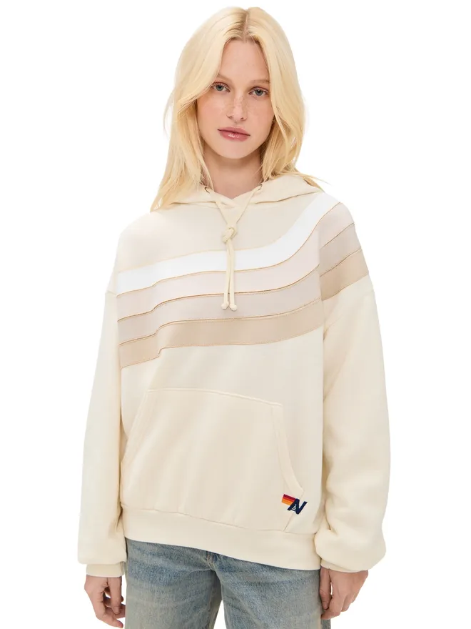 Aviator Nation Aviator Nation ウェーブストライプ4 ルーズフィット プルオーバー フーディの商品画像