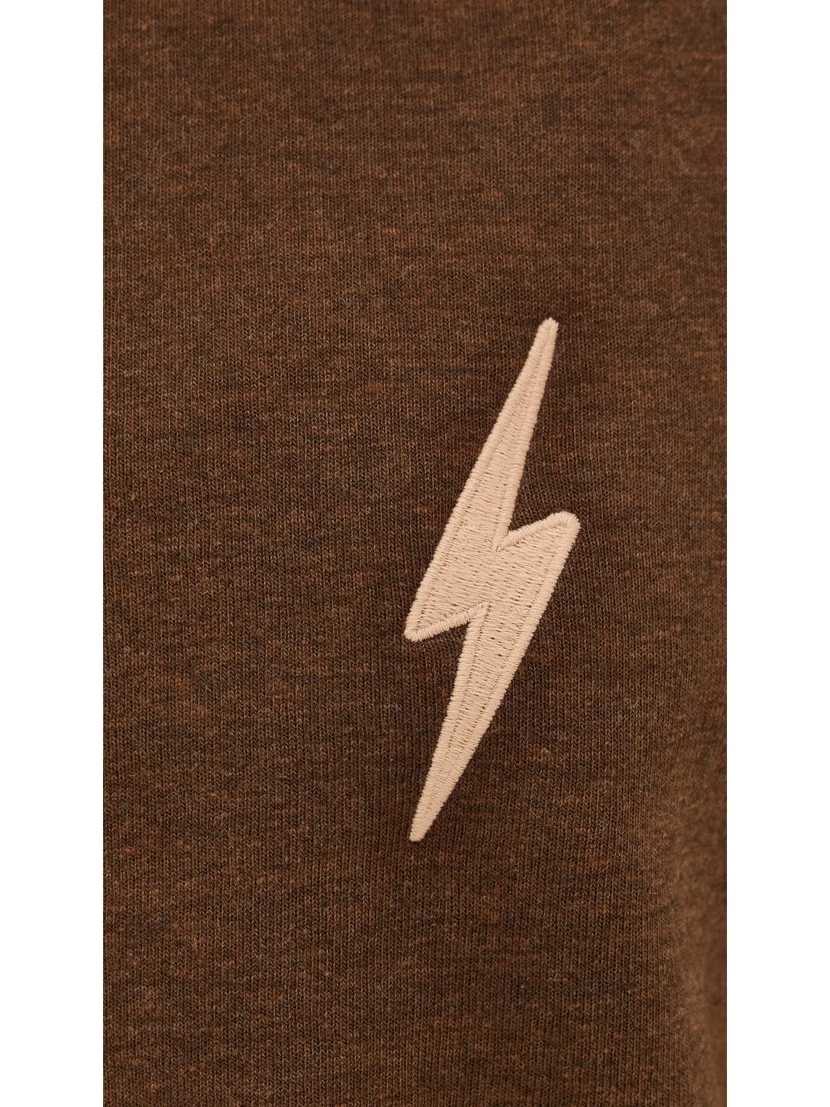 Aviator Nation ボルト ラグビー ステッチ クロップド クルー スウェットシャツ - 画像6