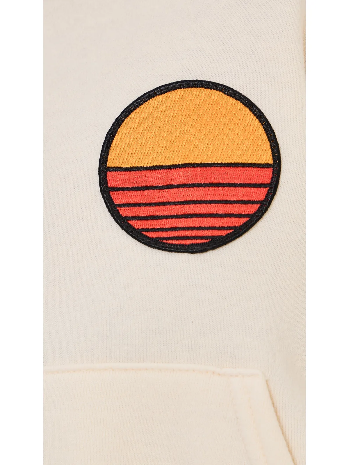 Aviator Nation サンセットパッチ リラックスフィット クロップドパーカー - 画像6