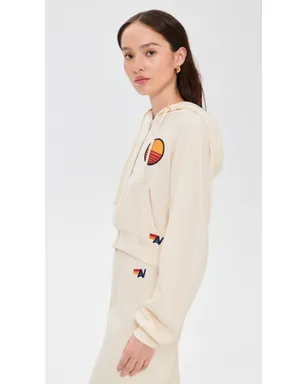 Aviator Nation サンセットパッチ リラックスフィット クロップドパーカー - サムネイル4