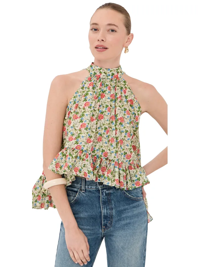 Azeeza Azeeza Plath Cotton Voile Top Floretteの商品画像