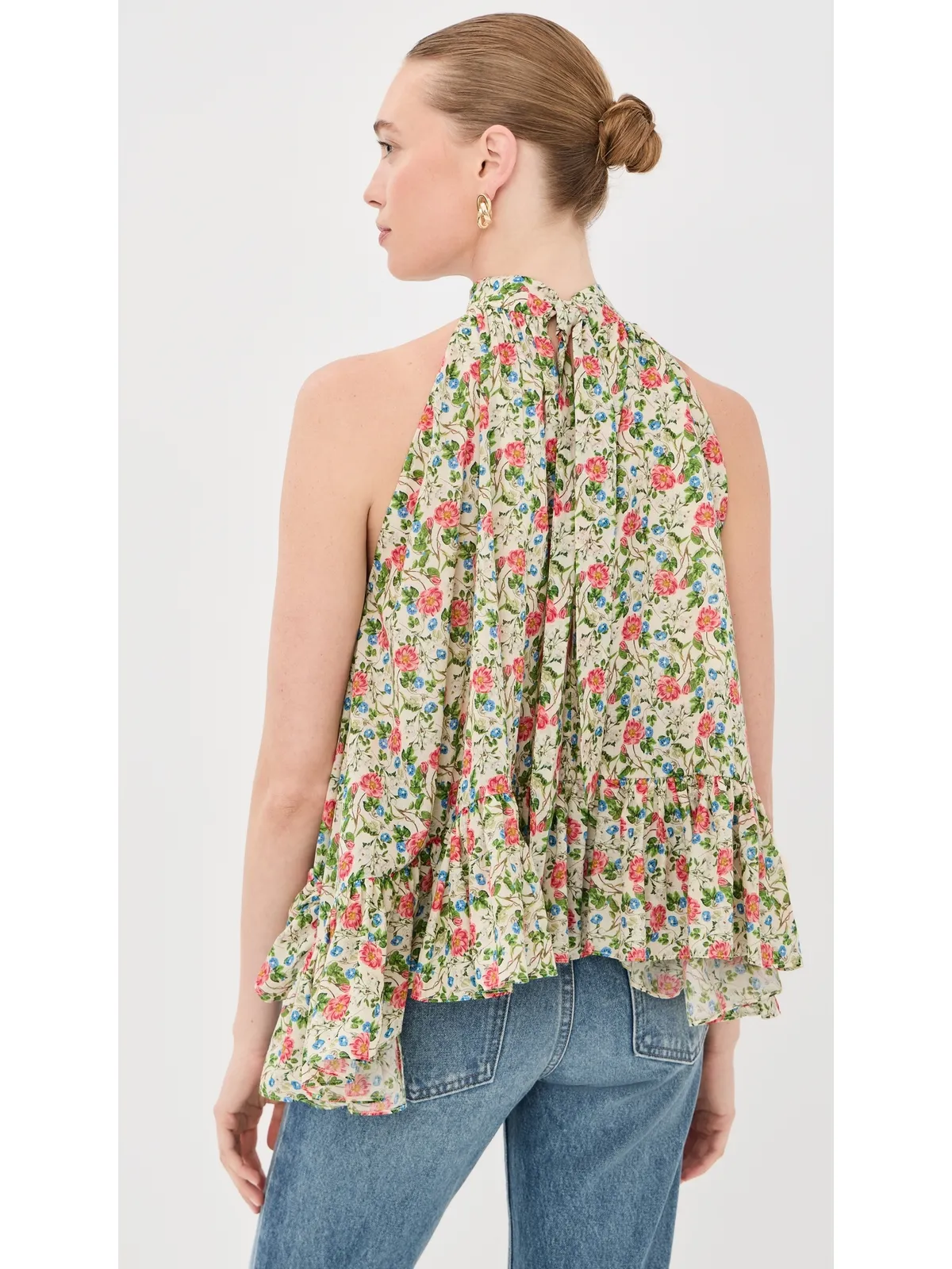 Azeeza Plath Cotton Voile Top Florette - 画像3