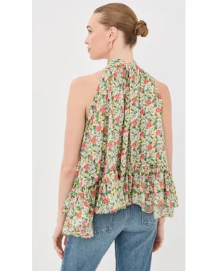 Azeeza Plath Cotton Voile Top Florette - サムネイル3
