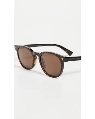 Bottega Veneta クラシック ラウンド サングラス - サムネイル5