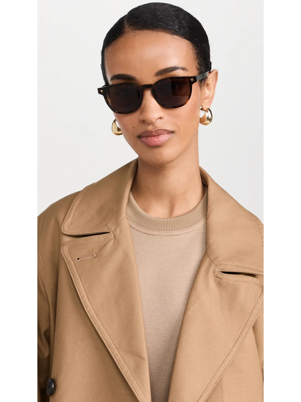 Bottega Veneta クラシック ラウンド サングラス - 画像3