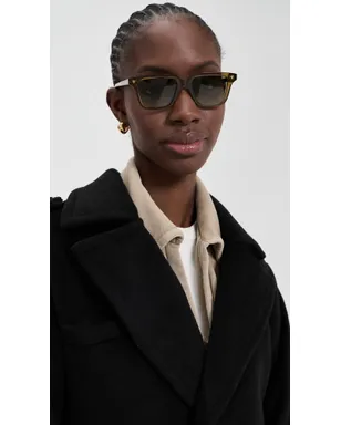 Bottega Veneta トライアングルスタッド サングラス - サムネイル3
