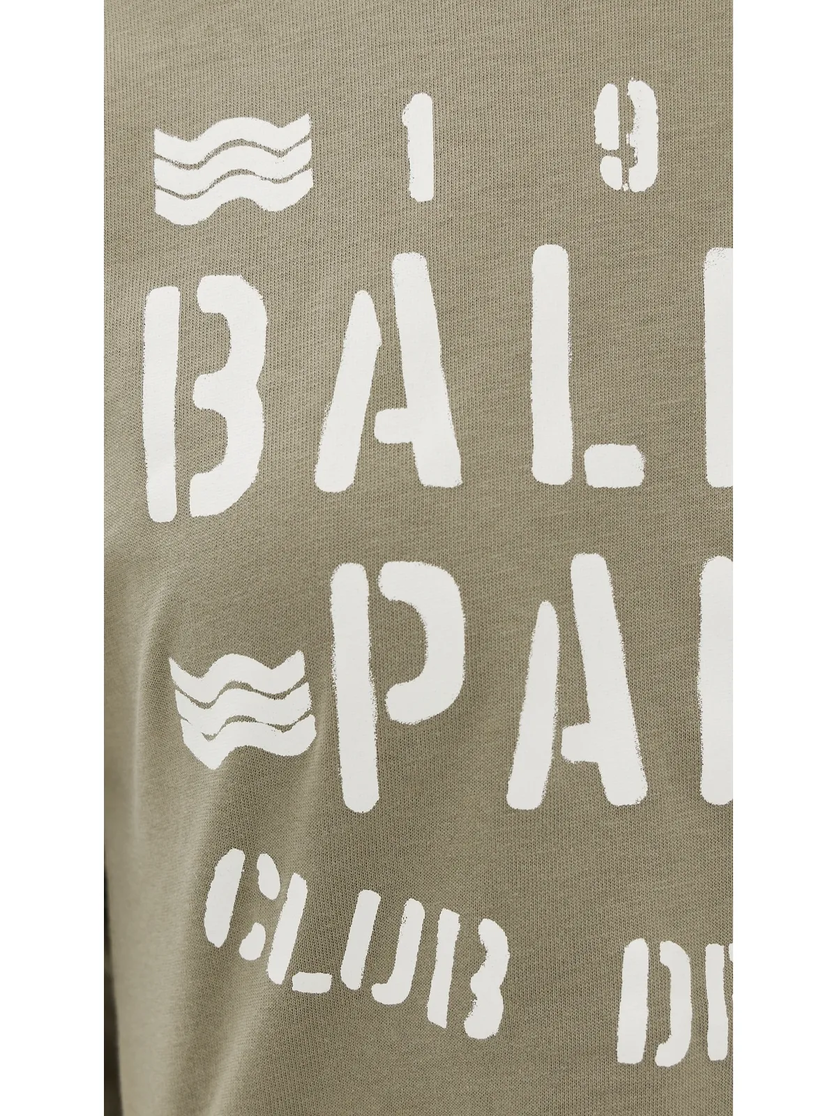 Balmain クラブ45 ジャージーTシャツ Sauge/Beige Clair - 画像6