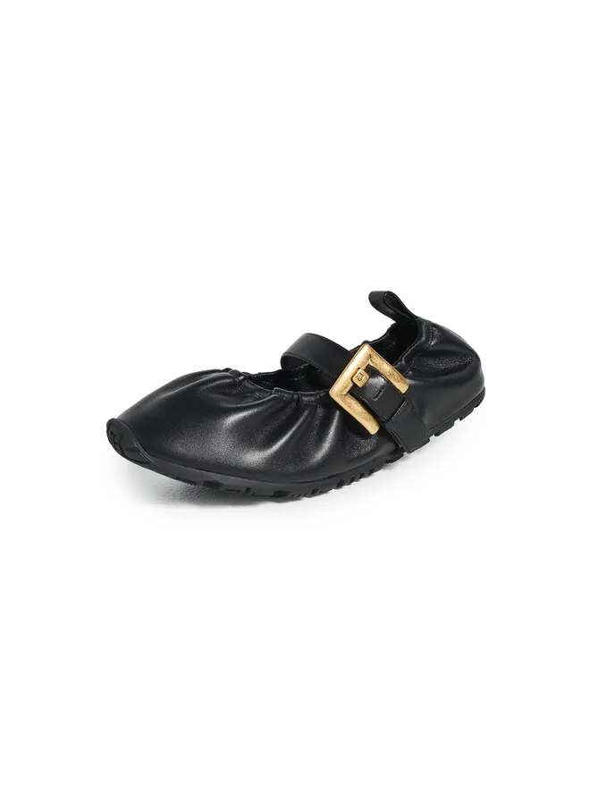 BALMAIN Balmain レーサー45 バレリーナフラット 0PA ブラックの商品画像