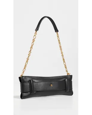 Balmain Anthem カーフスキン クラッチ 0PA ノワール 1サイズ - サムネイル4