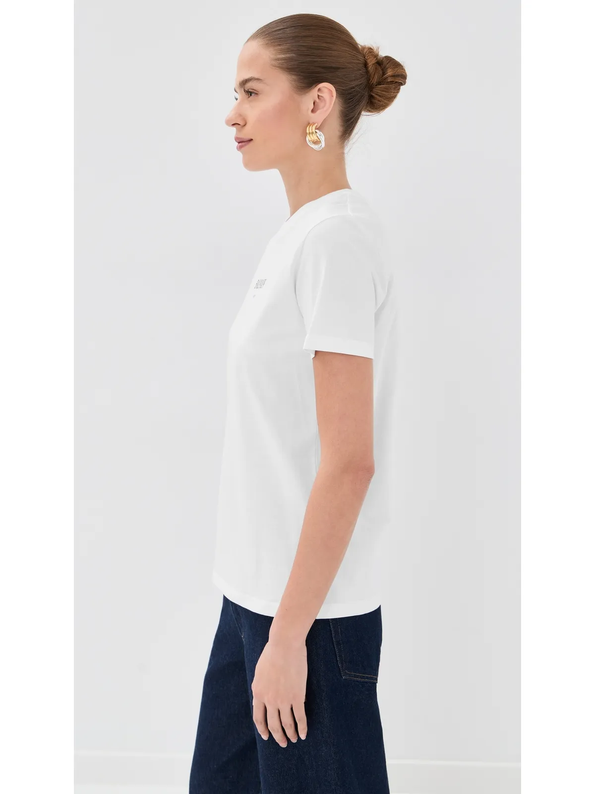 Balmain ヴィンテージプリント レギュラーTシャツ 白/黒 - 画像4