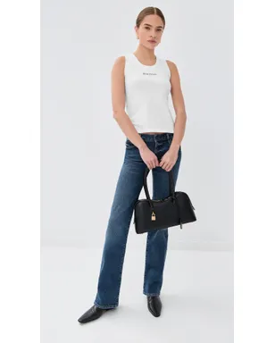 Balmain ビンテージプリント タンクトップ ホワイト/ブラック M - サムネイル5