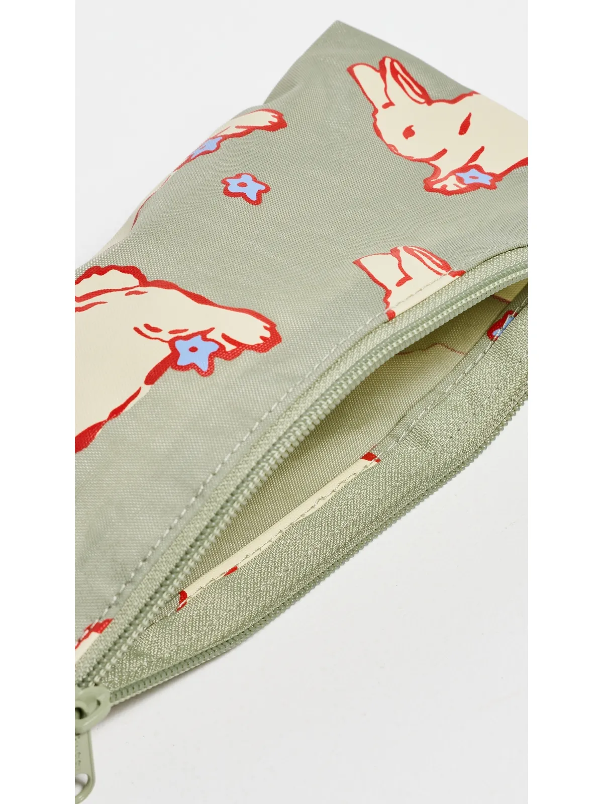 BAGGU フラットポーチセット 春の動物プリント - 画像5