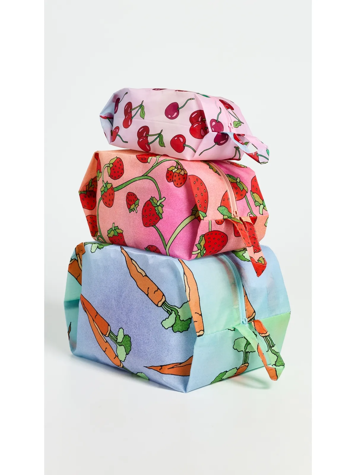 BAGGU 3D Zip Set Carrots & Berries - 画像2