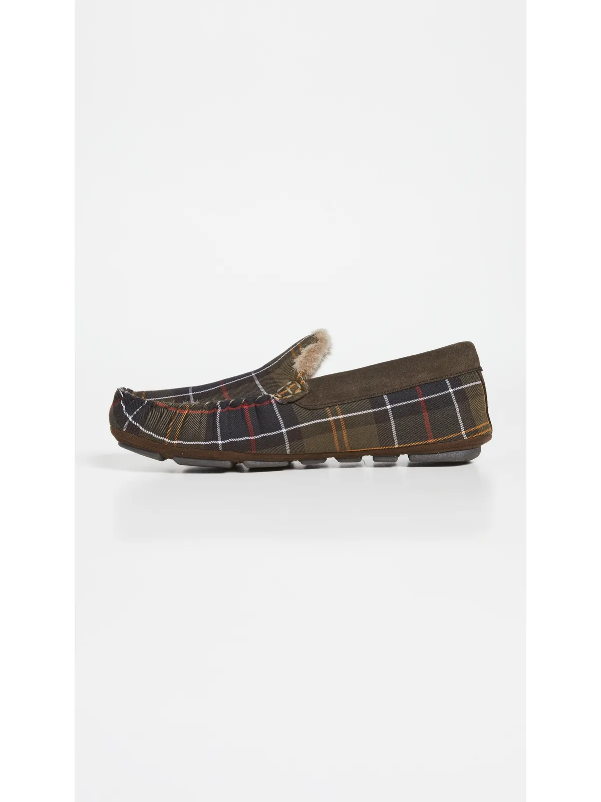 Barbour Monty Slippers クラシックタータン - 画像6