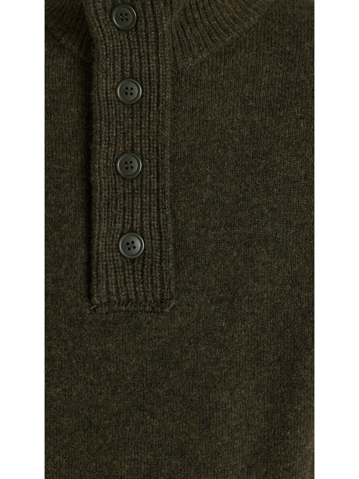 Barbour エルボーパッチ付きボタンセーター - 画像6