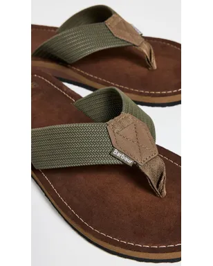 Barbour トーマン ビーチサンダル オリーブ - サムネイル5