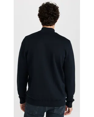 Barbour コットン ハーフジップセーター - サムネイル3