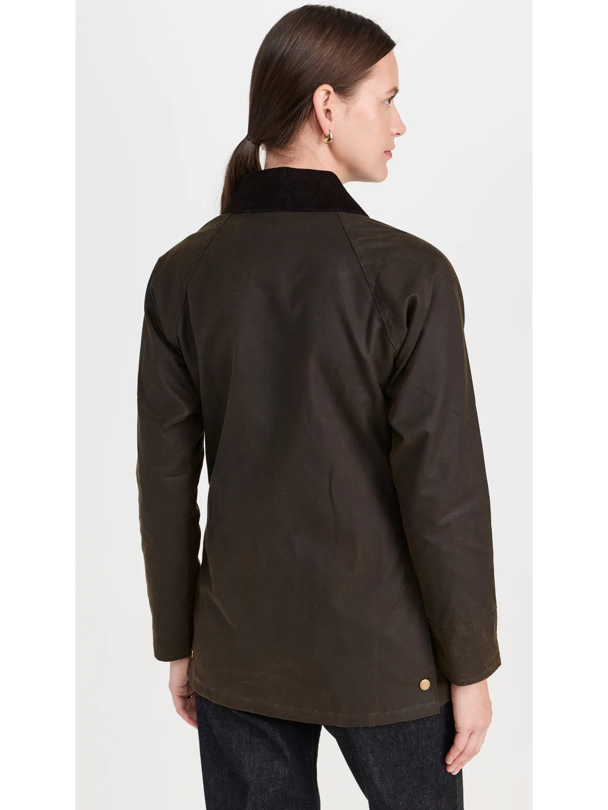 Barbour アコーンワックス バーンジャケット オリーブ - 画像3