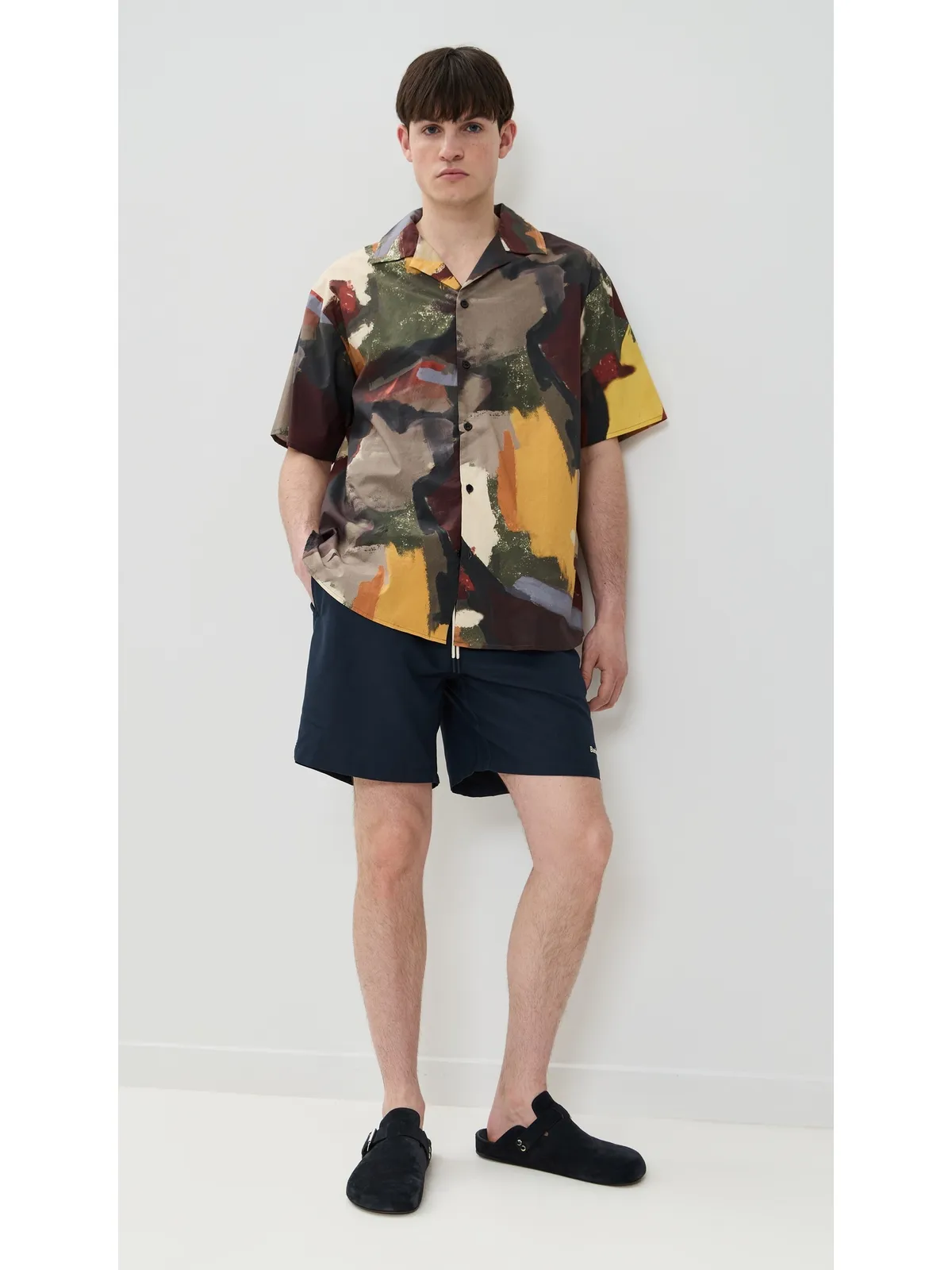 Barbour スタプル ロゴ スイムショーツ - 画像5