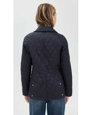 Barbour Beadnell キルト バーン ジャケット ネイビー - サムネイル3