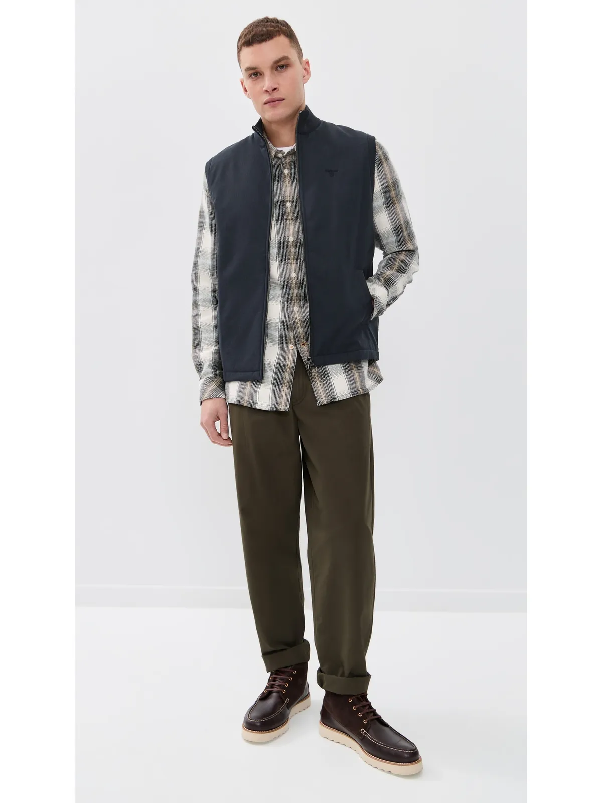 Barbour Dryburn ニットジレ - 画像5