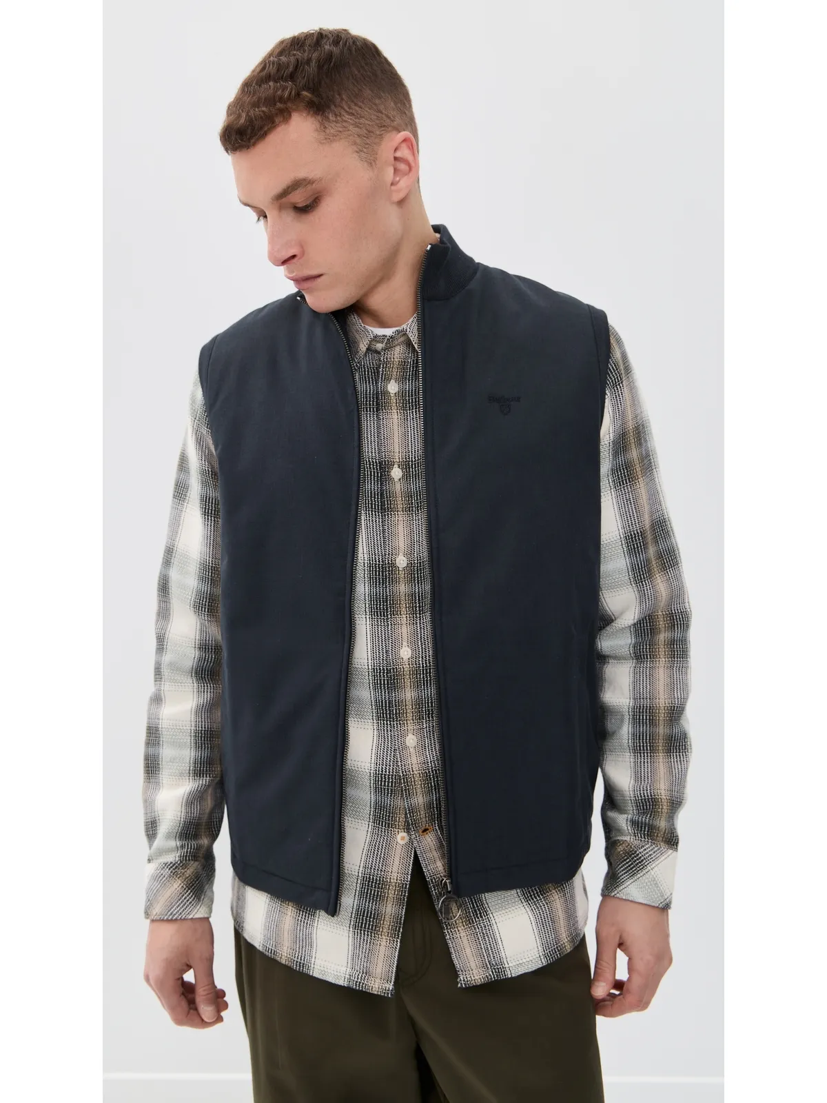 Barbour Dryburn ニットジレ - 画像2