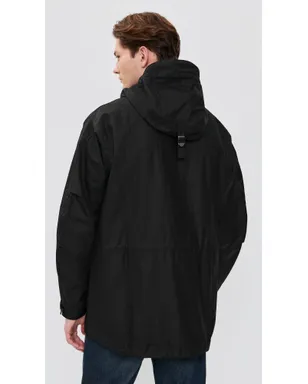 Barbour タイド ワックスジャケット ブラック - サムネイル3