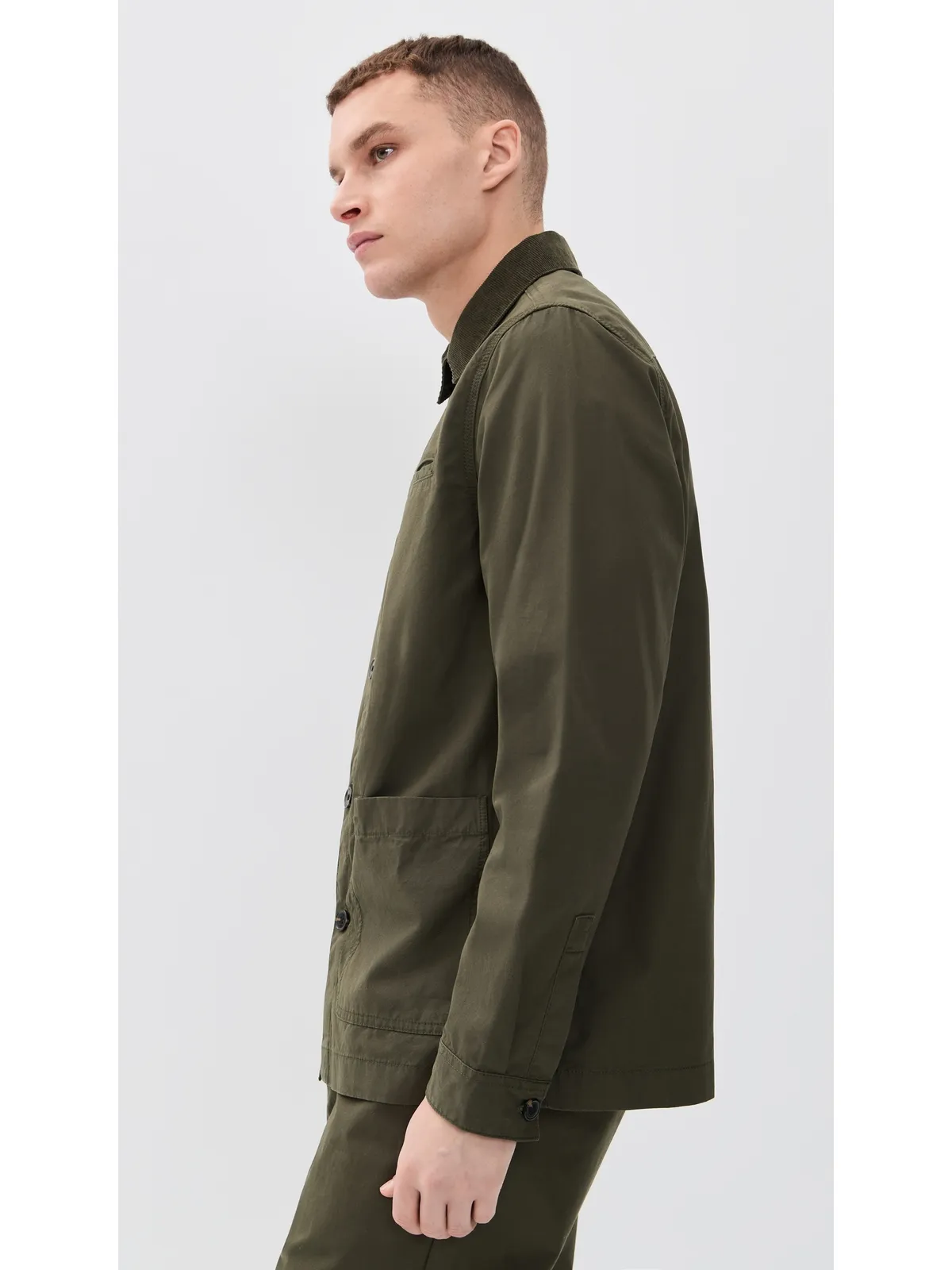 Barbour コール シャツジャケット - 画像4
