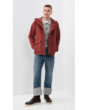 Barbour リエンジニアード シャワープルーフ ジャケット ファイアードブリック - サムネイル5