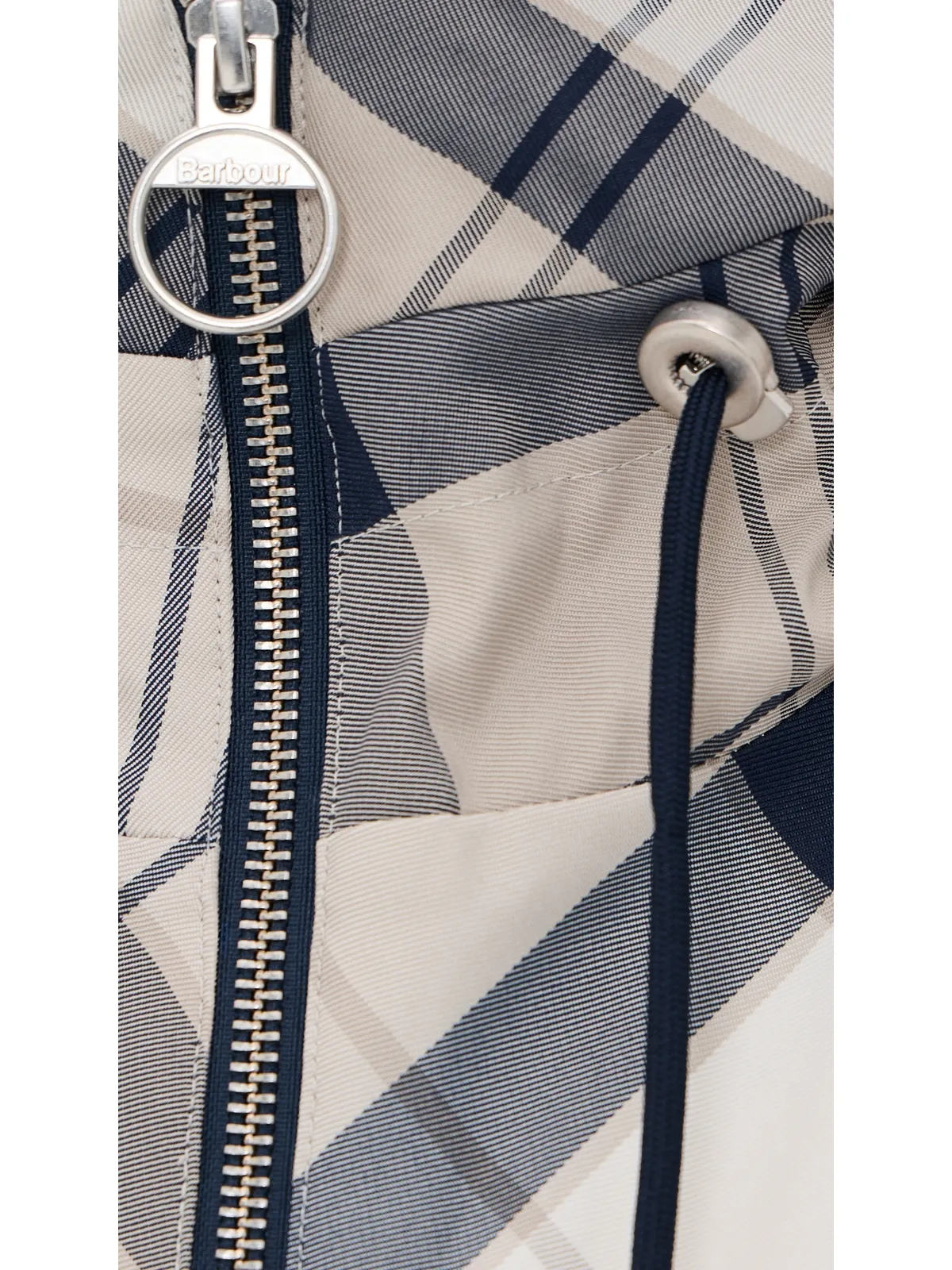 Barbour Kinsale タータン ケープコート - 画像6