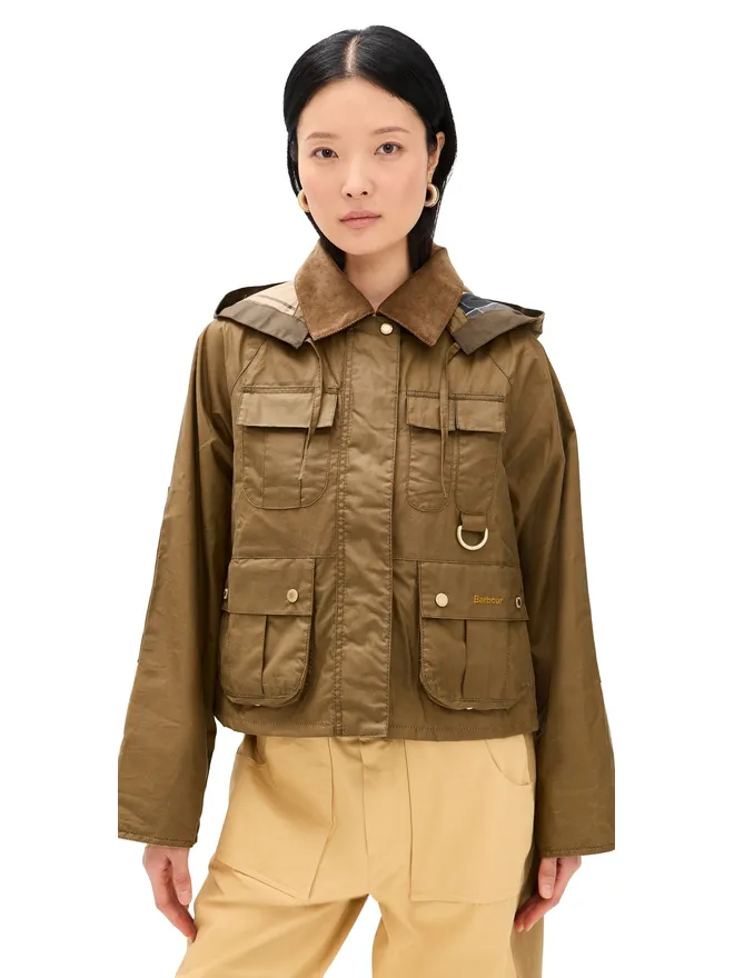 Barbour Barbour Liza ワックスジャケット サンド/ドレスの商品画像