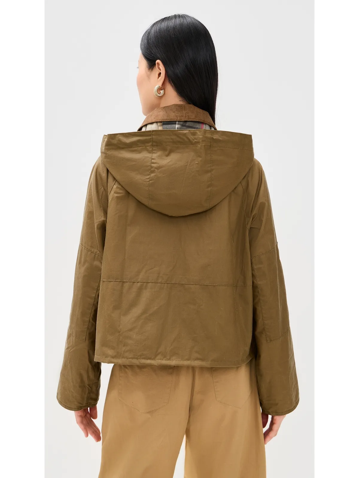 Barbour ライザ ワックス ジャケット - 画像3