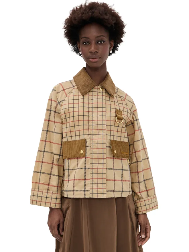 Barbour Barbour Mackworth チェック柄 カジュアルジャケット ベージュ タターサルの商品画像