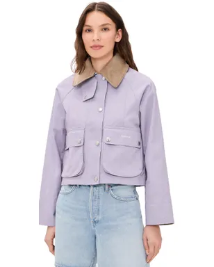 Barbour クロップド Beadnell カジュアルジャケット - サムネイル1
