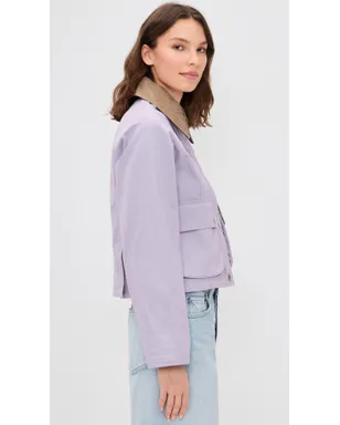 Barbour クロップド Beadnell カジュアルジャケット - サムネイル4