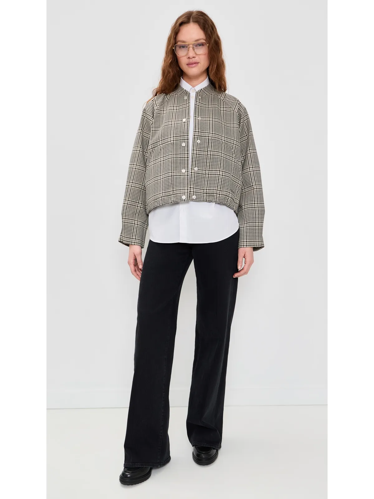 Barbour Leyburn チェック柄ボンバージャケット - 画像5
