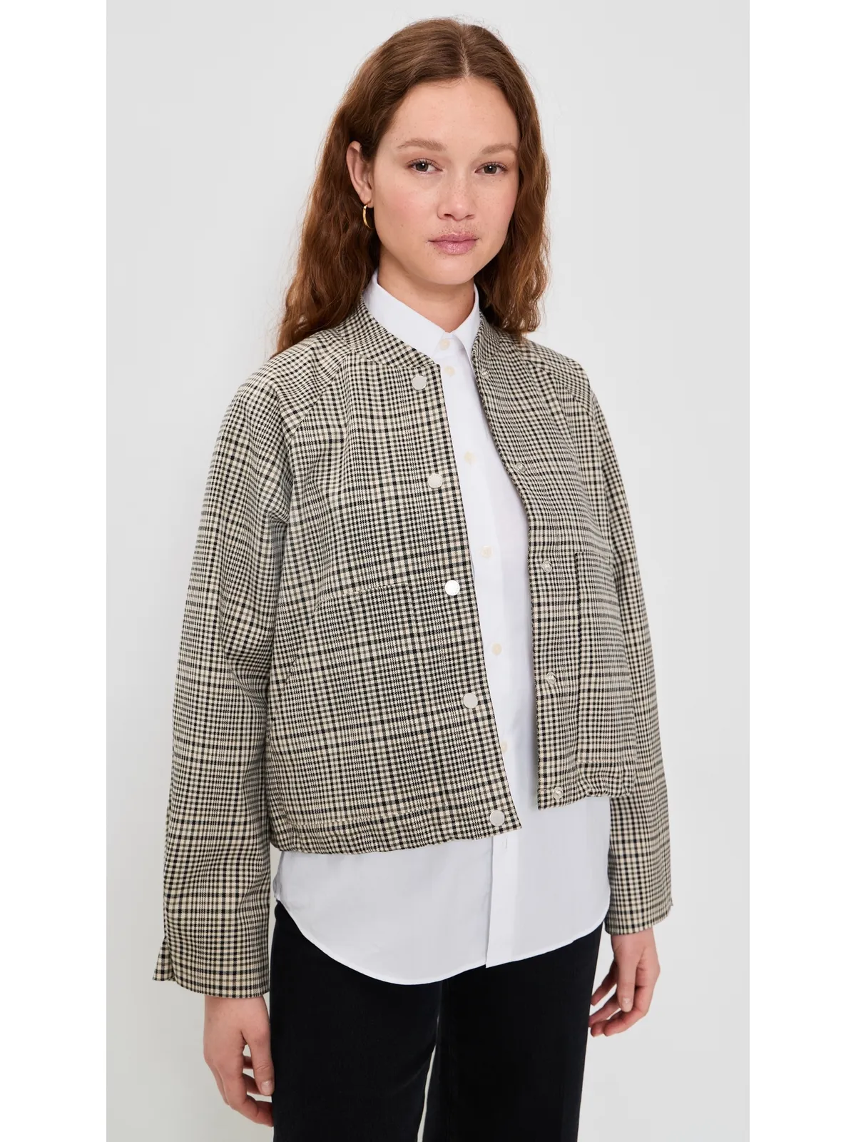 Barbour Leyburn チェック柄ボンバージャケット - 画像2