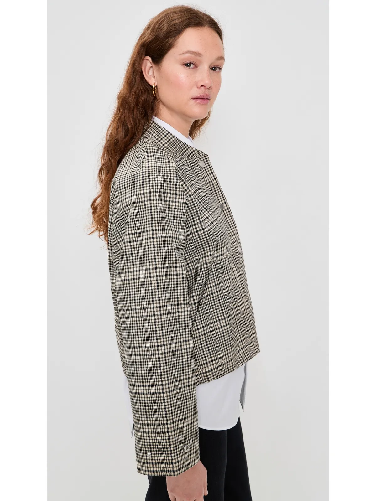 Barbour Leyburn チェック柄ボンバージャケット - 画像4