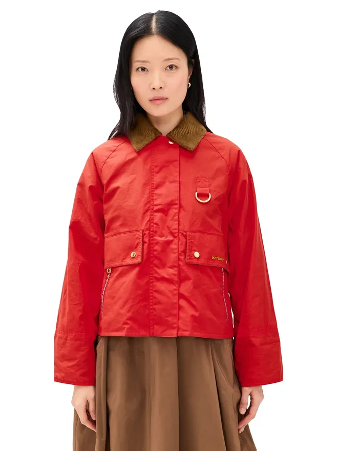 Barbour Barbour マックワース カジュアル バーン ジャケット ヴァーミリオン/ドレスの商品画像