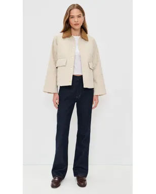 Barbour カービー キルテッドジャケット ジャスミン/ドレス - サムネイル5
