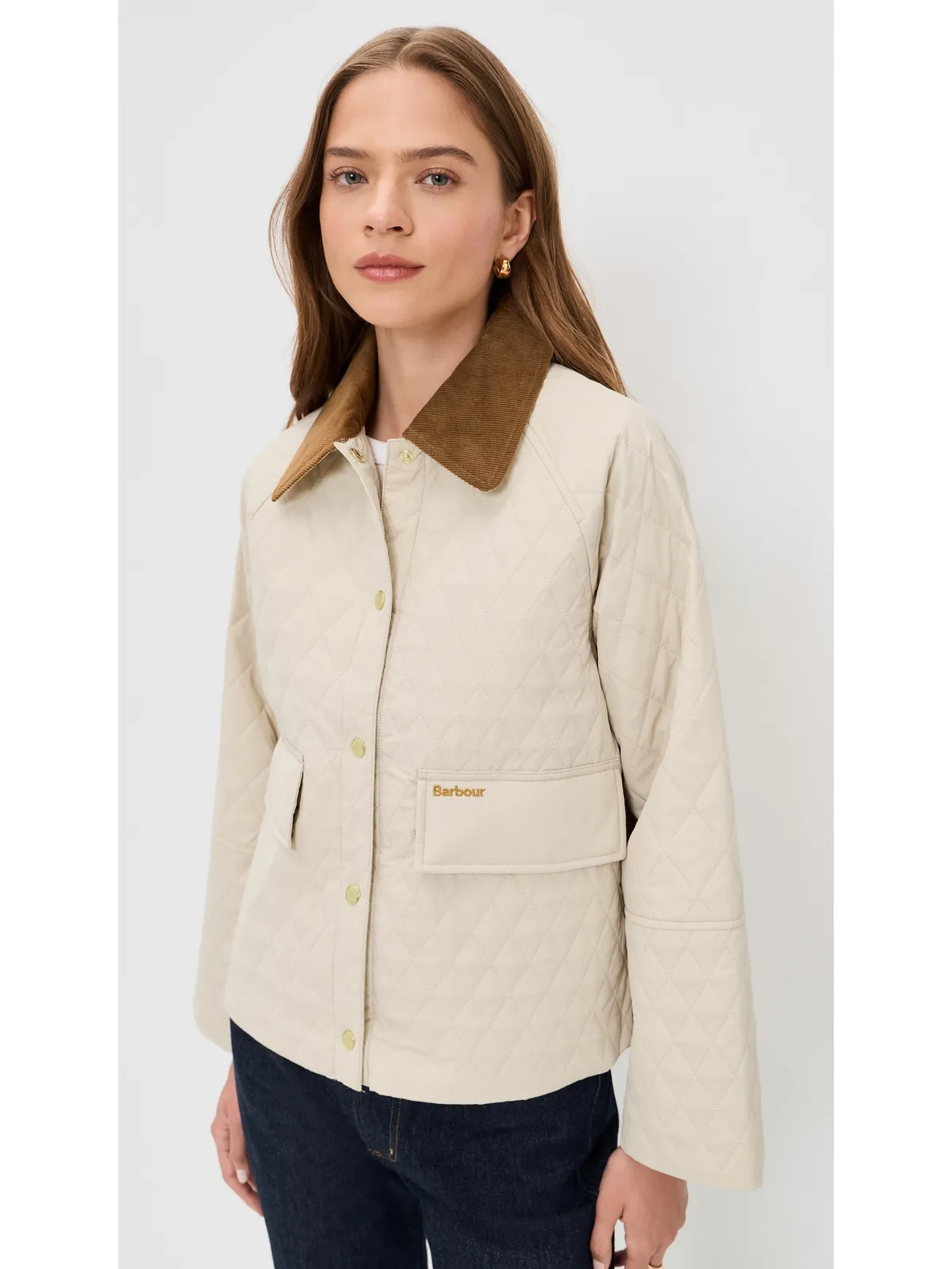 Barbour カービー キルテッドジャケット ジャスミン/ドレス - 画像2