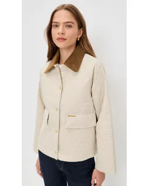 Barbour カービー キルテッドジャケット ジャスミン/ドレス - サムネイル2