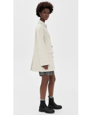 Barbour Gabby Car Casual Coat Mist - サムネイル4