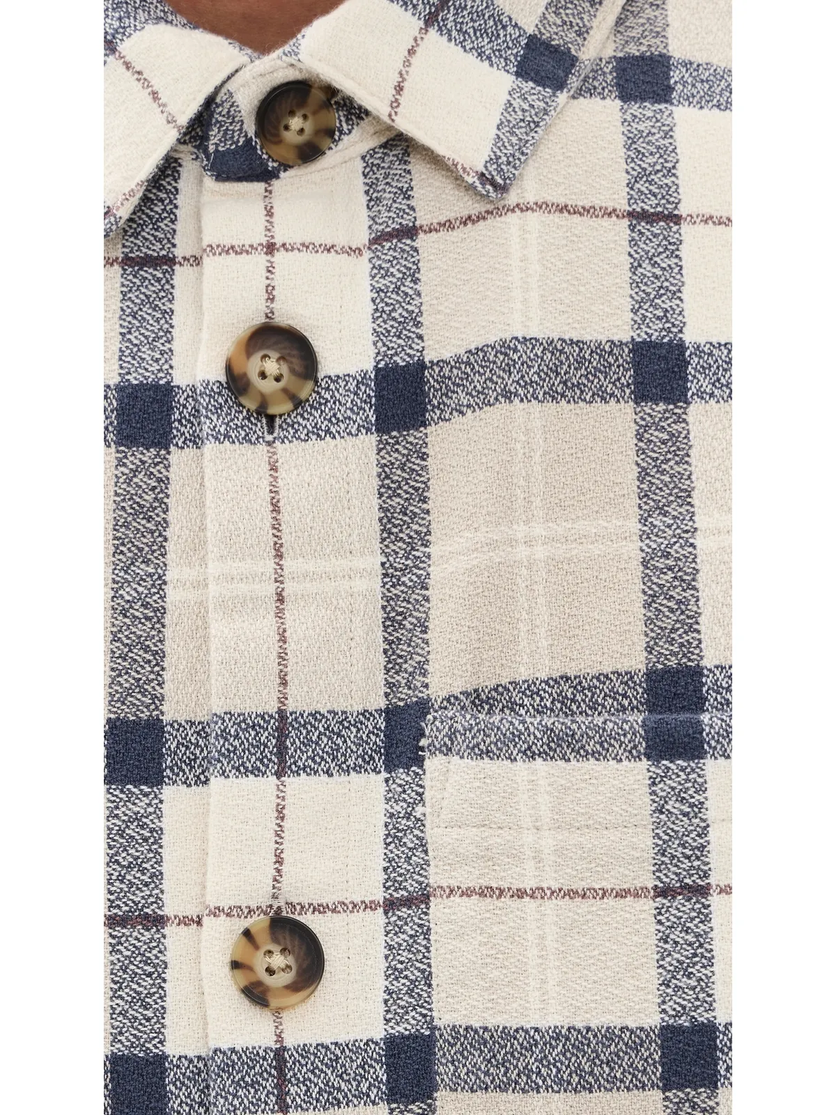 Barbour ベネル テクスチャード タータン オーバーシャツ Oban Mist タータン - 画像6