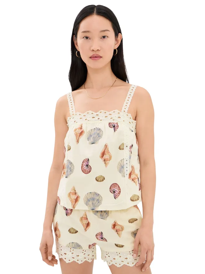 Bailey Rose Bailey Rose シェルブラウス クリームの商品画像