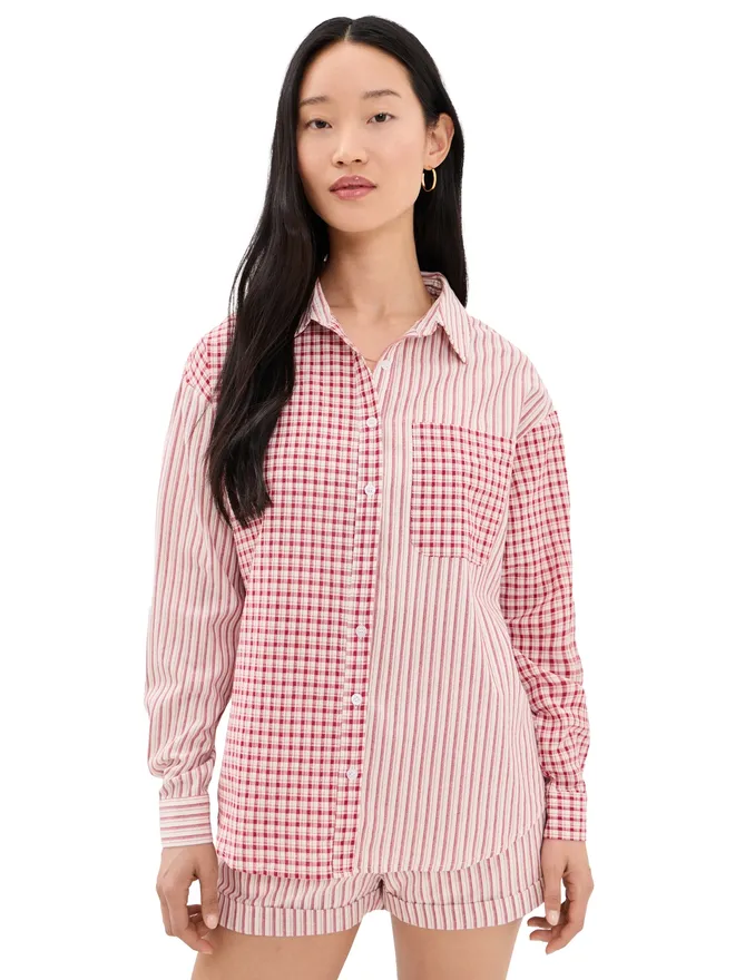 Bailey Rose Bailey Rose チェック柄ボタンダウンシャツの商品画像