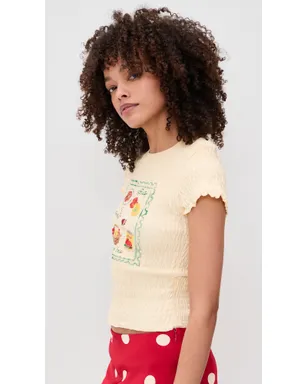 Bailey Rose プリントTシャツ カスタード - サムネイル4