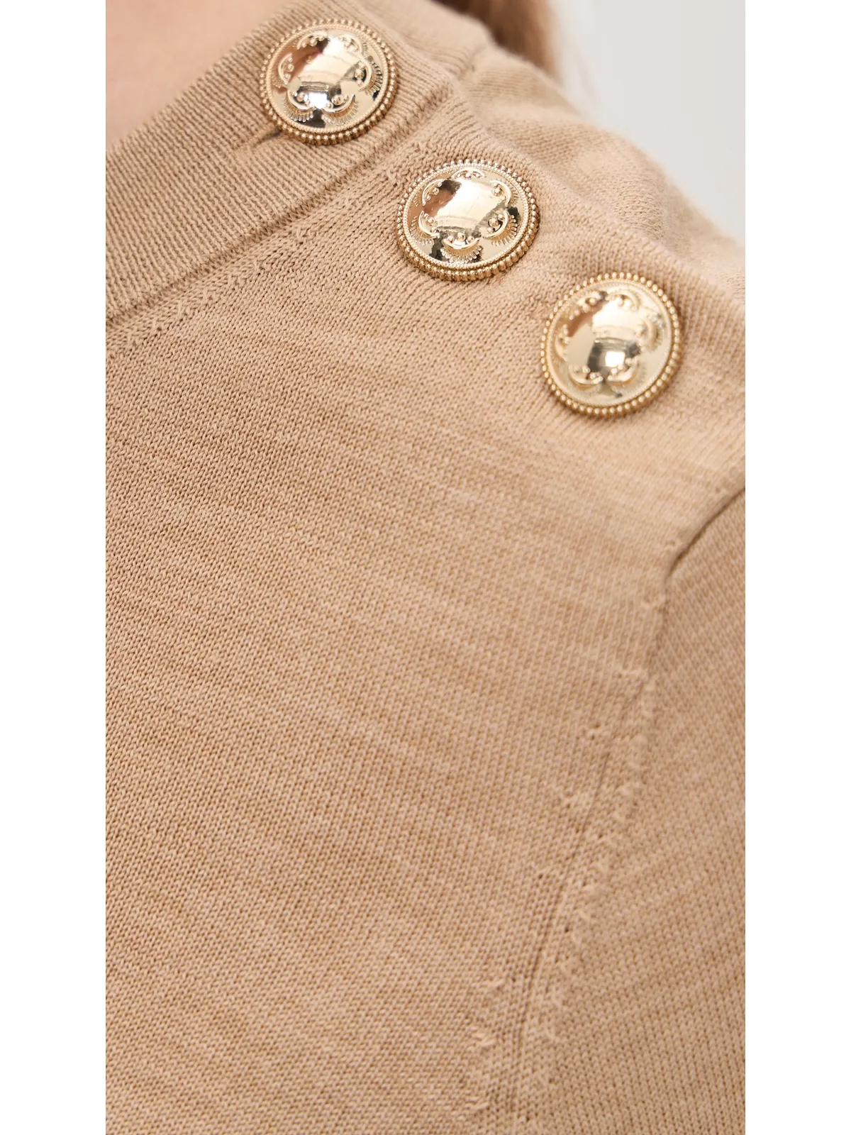 ba & sh Pull Byleil Sweater Beige Chine - 画像6