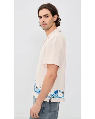 Bather パールローンリネンキャンプシャツ - サムネイル4